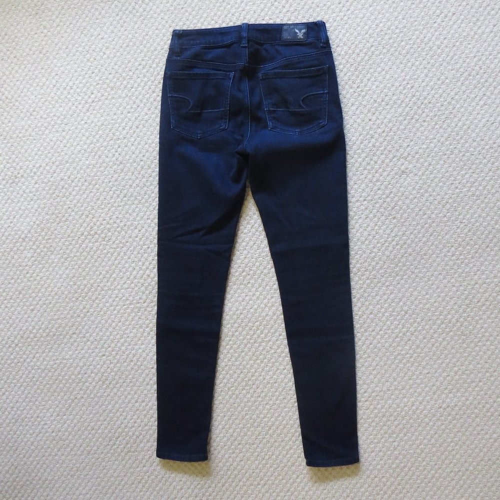 American Eagle Hi Rise Dark Wash Jegging Jeans 2